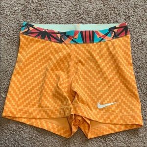 Orange Nike Pros